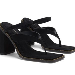 Good American Block heel thong sandal 7.5